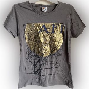 Vintage AFI foil tree band tee Y2K Hot Topic A Fire Inside Size L slim fit
